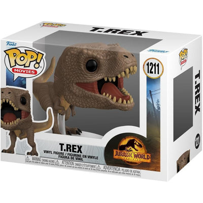 FUNKO POP! MOVIES JURASSIC WORLD DOMINION VINYL FIGURE DINOZAUR T. REX 1211