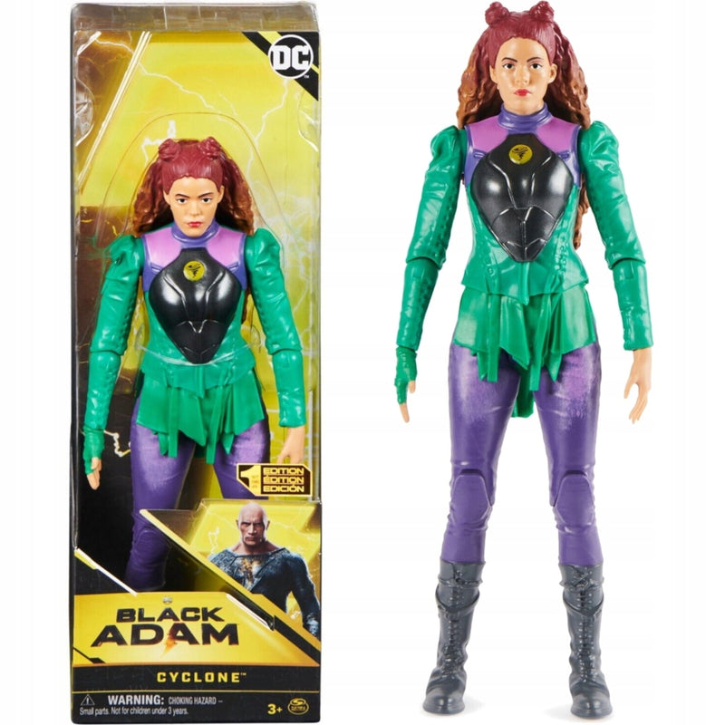 Zabawka BLACK ADAM DC COMICS RUCHOMA  CYCLONE 26cm - kolekcjonerska premium zabawki Aseo dla dzieci