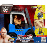WWE WREKKIN' SLAM 'N STACK FORKLIFT WÓZE - widok 7 opakowania szczegoly zabawka kolekcja