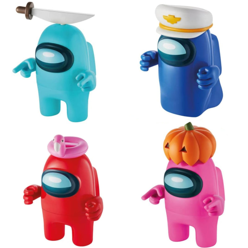 AMONG US 4-PAK SERIA 2 PMI FIGURKI Z AKC - widok 8 PMI opakowanie szczegoly collectible