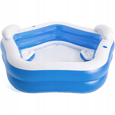 Zabawka BASEN DMUCHANY PIĘCIOKĄTNY OGRODOWY RODZINNY Z SIE - kolekcjonerska premium zabawki Aseo dla dzieci