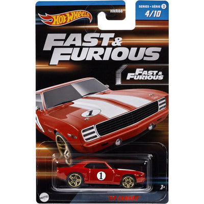 Zabawka HOT WHEELS FAST AND FURIOUS SERIA 3 AUTKO KOLEKCJO - kolekcjonerska Mattel premium dla dzieci