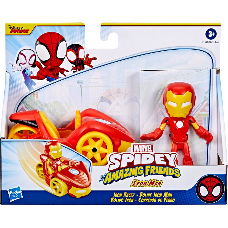 Zabawka SPIDEY I SUPER KUMPLE MARVEL POJAZD IRON RACER +   - kolekcjonerska Hasbro premium dla dzieci fanow