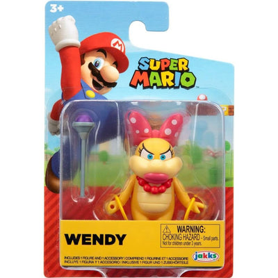 SUPER MARIO NINTENDO JAKKS PACIFIC ORYGINALNA RUCHOMA FIGURKA WENDY 7cm