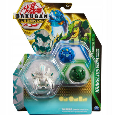 Zabawka BAKUGAN LEGENDS KRAKELIOS + CENTIPOD + MAXODON - kolekcjonerska premium zabawki Aseo dla dzieci