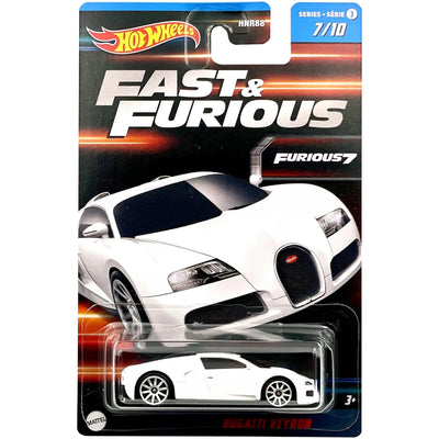 Zabawka HOT WHEELS FAST AND FURIOUS SERIA 3 AUTKO SAMOCHÓD - kolekcjonerska Mattel premium dla dzieci