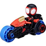 SPIDEY I SUPER KUMPLE MARVEL MOTOCYKL +  - widok 4 opakowania Hasbro szczegoly kolekcja