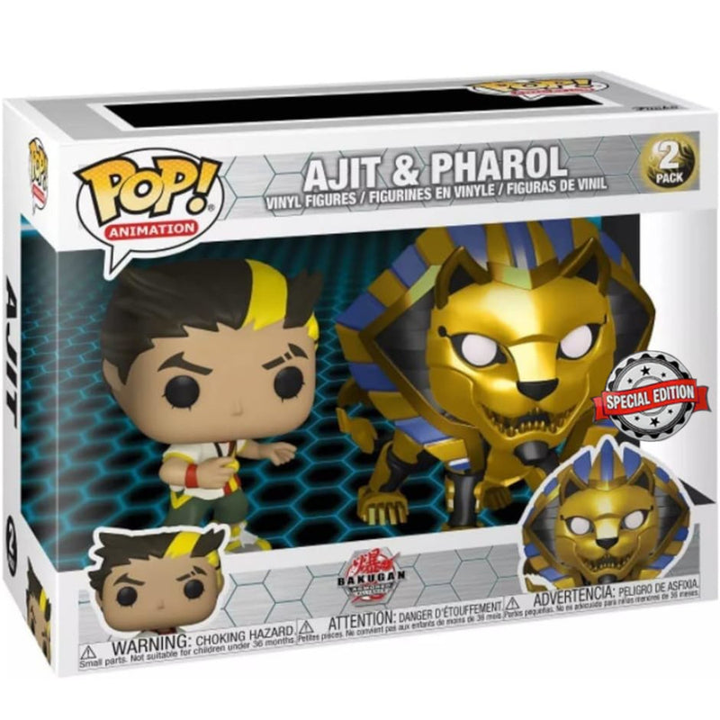 Figurka Funko POP ANIMATION BAKUGAN 2-PACK AJIT & PHAROL (SPECI - kolekcjonerska premium dla fanow kolekcjoner