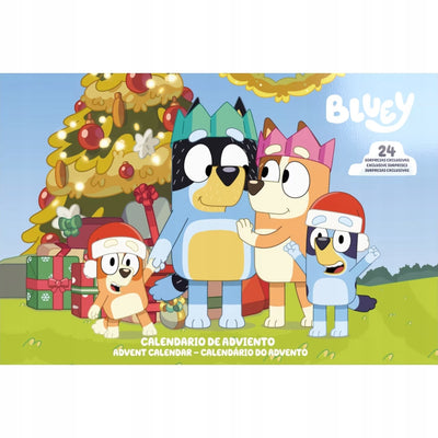 BLUEY KALENDARZ ADWENTOWY BINGO BLUEY'S  - widok 2 opakowania szczegoly zabawka kolekcja