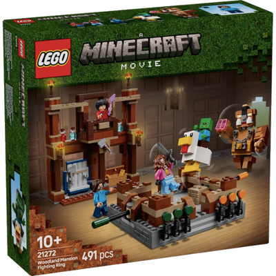 LEGO MINECRAFT A MOVIE DUŻY ZESTAW KLOCKÓW RING W LEŚNYM DWORZE 21272