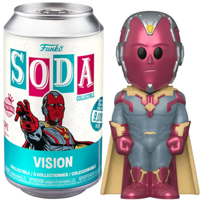 Figurka Funko Vinyl Soda Vision - Marvel Avengers - limitowana w puszce Mind Stone synthezoid