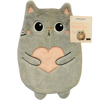 Zabawka TERMOFOR PLUSZOWY MIĘKKI DLA DZIECI SMUKEE SZARY K - kolekcjonerska Smukee premium dla dzieci