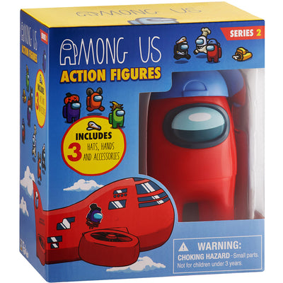 AMONG US DUŻA ORYGINALNA FIGURKA Z AKCESORIAMI PMI IMPOSTOR CZERWONY 12cm