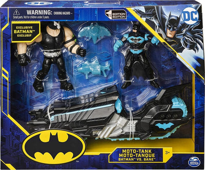Zabawka DC COMICS ZESTAW 2-PAK MOTO-TANK BANE VS BATMAN - kolekcjonerska premium zabawki Aseo dla dzieci