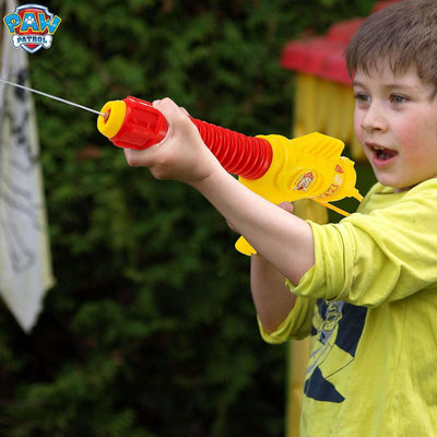 PISTOLET NA WODĘ Z PLECAKIEM PSI PATROL  - widok 2 opakowania szczegoly zabawka kolekcja