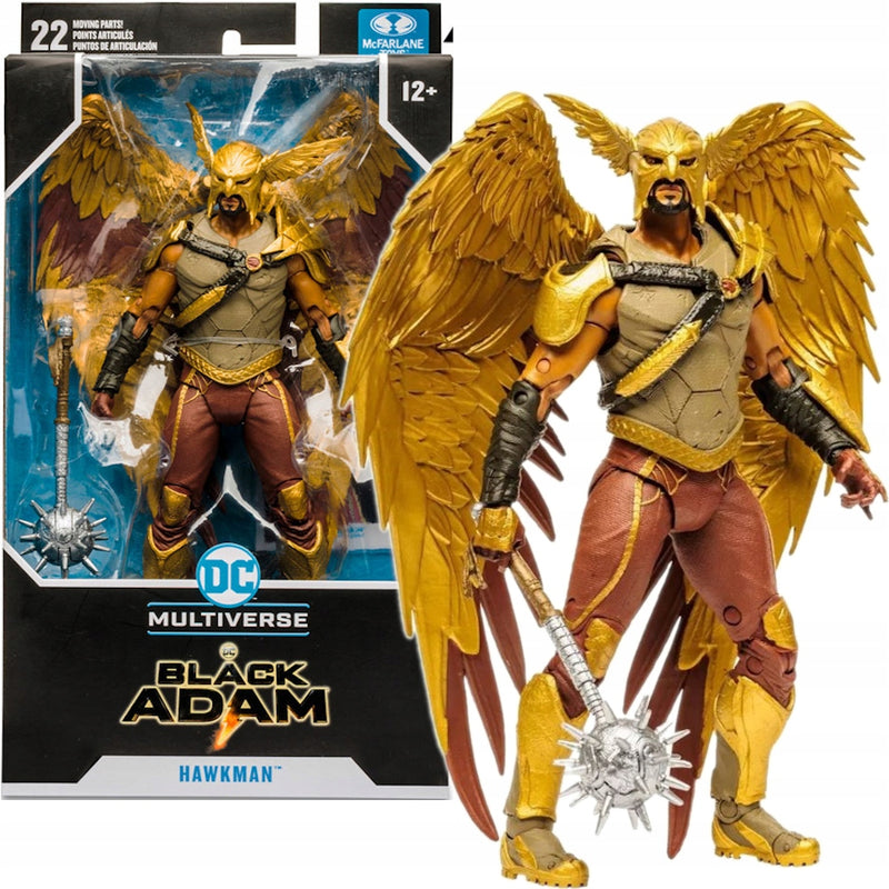 Zabawka DC MULTIVERSE BLACK ADAM RUCHOMA  HAWKMAN - kolekcjonerska premium zabawki Aseo dla dzieci