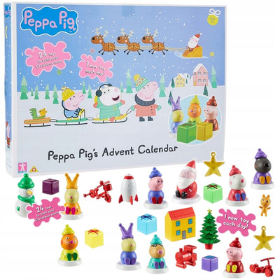 Zabawka ŚWINKA PEPPA KALENDARZ ADWENTOWY ORYGINALNY 24 NIE - kolekcjonerska premium zabawki Aseo dla dzieci