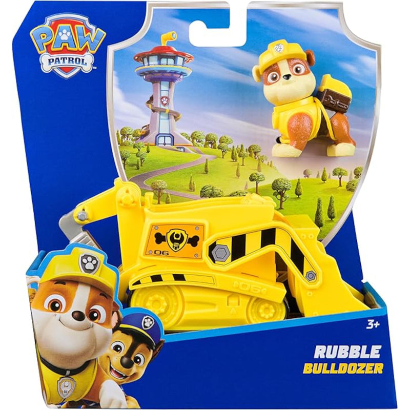 Zabawka PSI PATROL PAW PATROL POJAZD RATUNKOWY BULLDOZER + - kolekcjonerska Spin Master premium dla dzieci