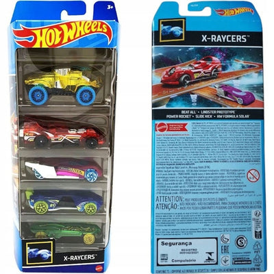 Zabawka HOT WHEELS X-RAYCERS ZESTAW AUTEK 5-PAK HLY64 - kolekcjonerska premium zabawki Aseo dla dzieci