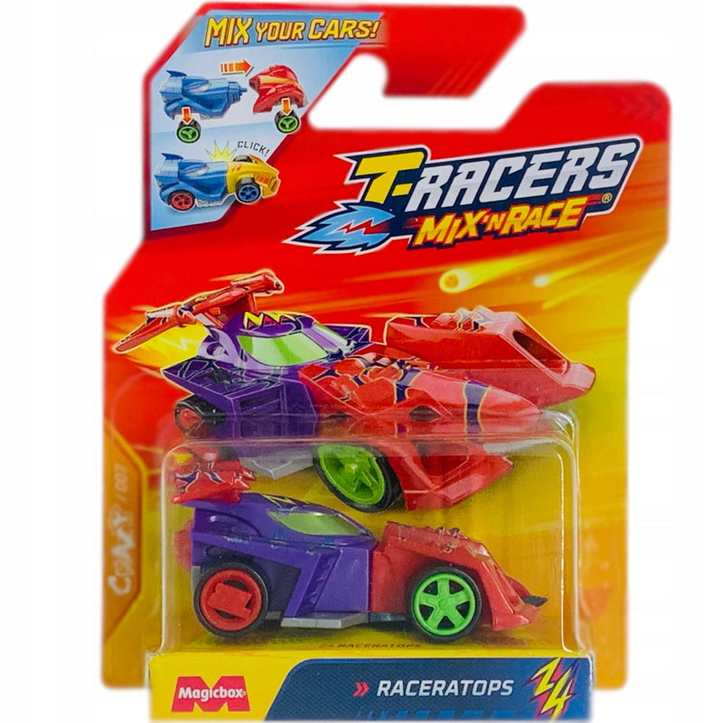 Zabawka T-RACERS 2.0 MIX 'N RACE MAGIC BOX CRAZY 007 SAMOC - kolekcjonerska premium zabawki Aseo dla dzieci