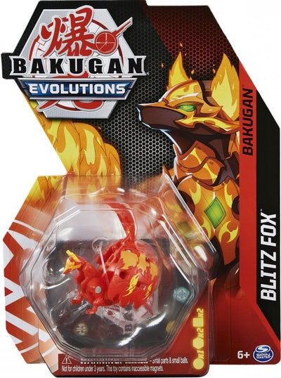 Zabawka BAKUGAN EVOLUTIONS  KULA PYRUS BLITZ FOX - kolekcjonerska premium zabawki Aseo dla dzieci