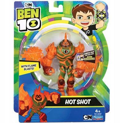 Zabawka BEN 10 RUCHOMA  EPEE PLAYMATES TOYS HOT SHOT + OGN - kolekcjonerska premium zabawki Aseo dla dzieci