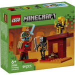 Zabawka LEGO MINECRAFT ZESTAW KLOCKÓW BITWA NA MOŚCIE NETH - kolekcjonerska LEGO premium dla dzieci