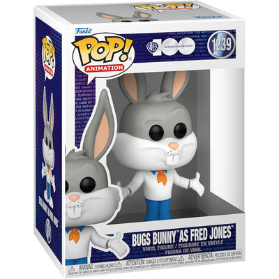 Figurka Funko POP Bugs Bunny as Fred Jones - WB 100 Scooby Doo - kolekcjonerska crossover ascot Warner