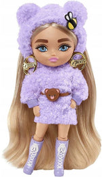 LALKA BARBIE EXTRA MINIS BLONDYNKA W SUK - widok 5 opakowania szczegoly zabawka kolekcja