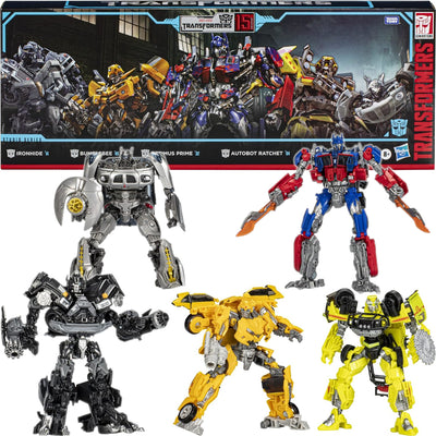 Zabawka TRANSFORMERS STUDIO SERIES IRONHIDE BUMBLEBEE OPTI - kolekcjonerska Hasbro premium dla dzieci fanow