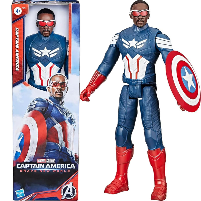 Zabawka MARVEL CAPTAIN AMERICA BRAVE NEW WORLD TITAN HERO  - kolekcjonerska Hasbro premium dla dzieci fanow