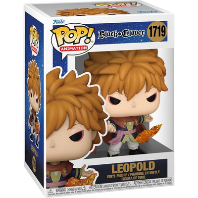 Figurka Funko POP ANIMATION BLACK CLOVER   LEOPOLD 1719 - kolekcjonerska premium dla fanow kolekcjonerow