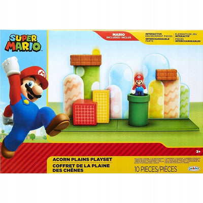 SUPER MARIO JAKKS PACIFIC ZESTAW ACORN P - widok 2 opakowania szczegoly zabawka kolekcja